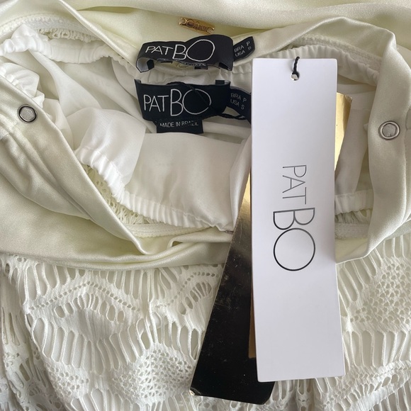 PatBo Crochet Midi Skirt Ivory Size Small/Pequeno - Picture 9 of 13